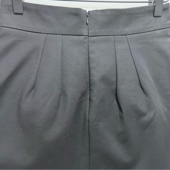 French Connection Black Ruffle Mini Skirt Size 2 - Picture 4 of 7